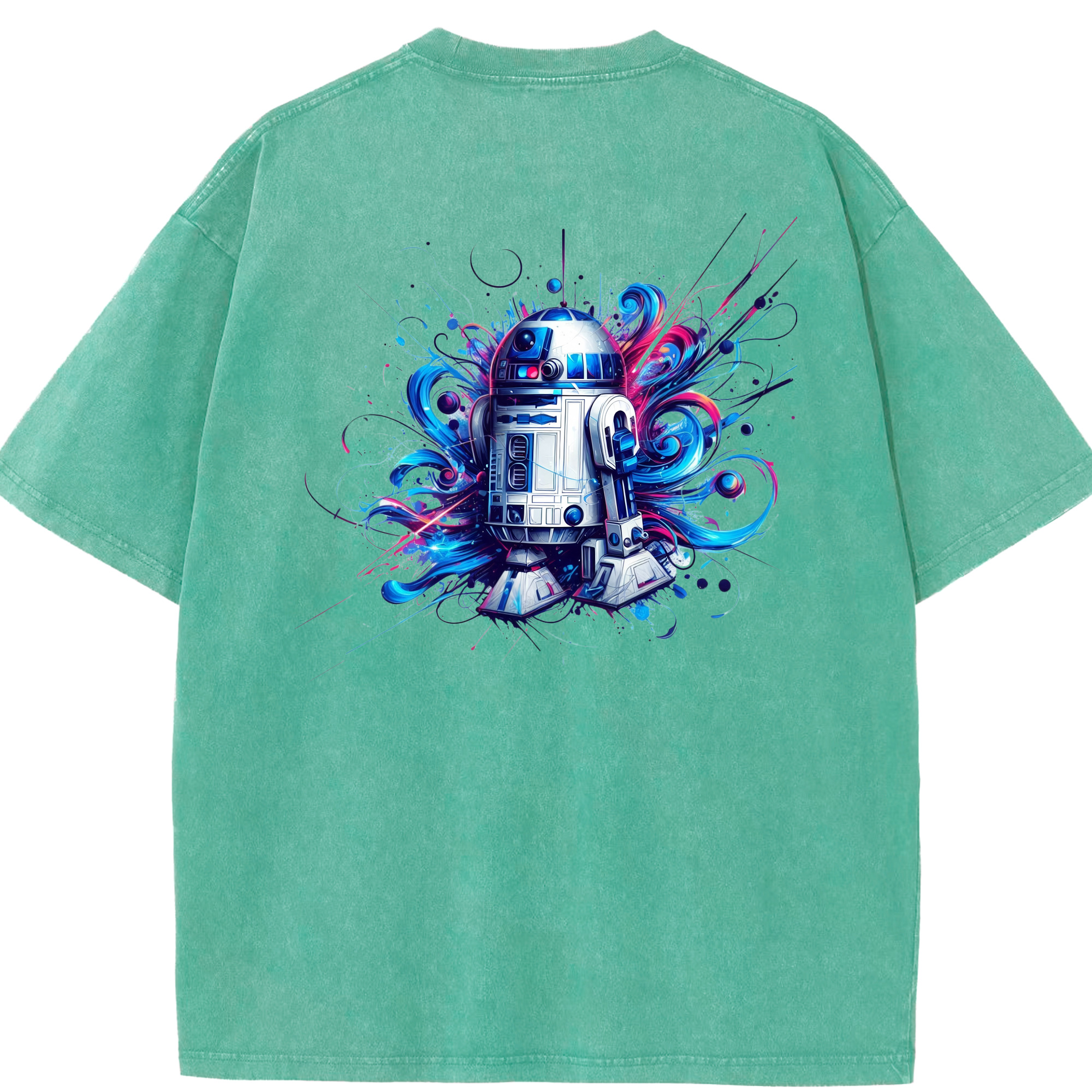 （画像用） スター・ウォーズ Star Wars 綿100% ヴィンテージ風 半袖Tシャツ（背面プリント）
